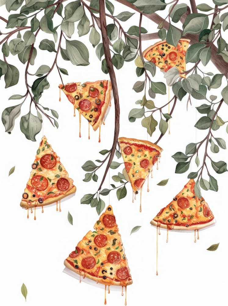 Pizza On A Tree 1