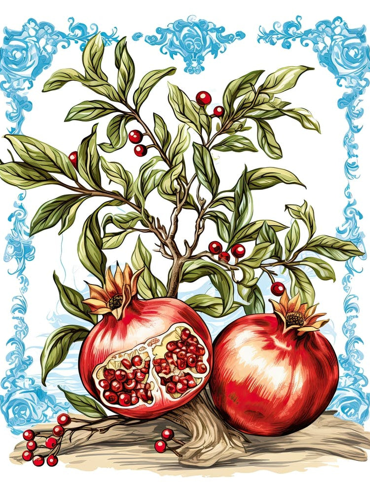 Pomegranate Illustration 7