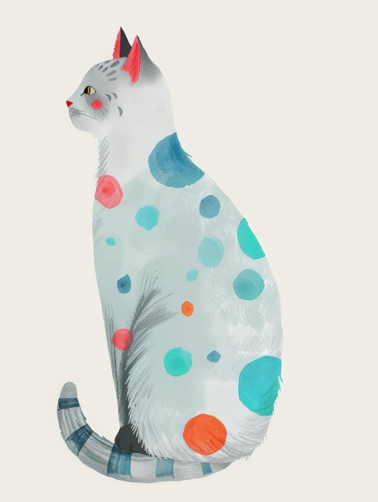 Polka Dot Cat 4
