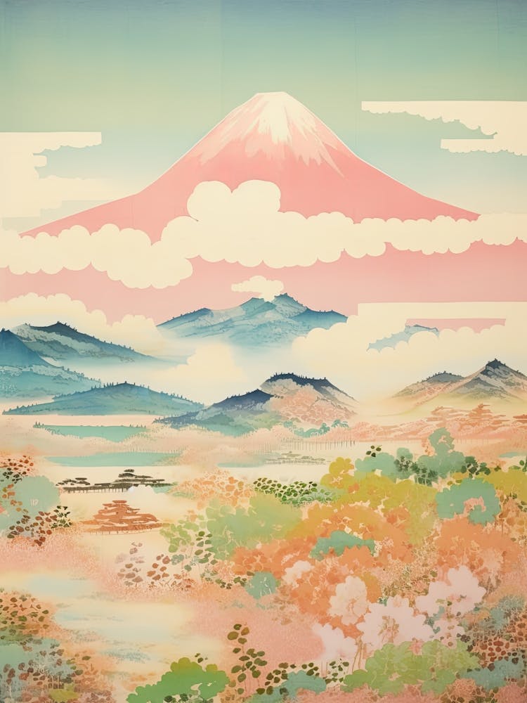 Mount Azuma in Fukushima Japanische Landschaft 3