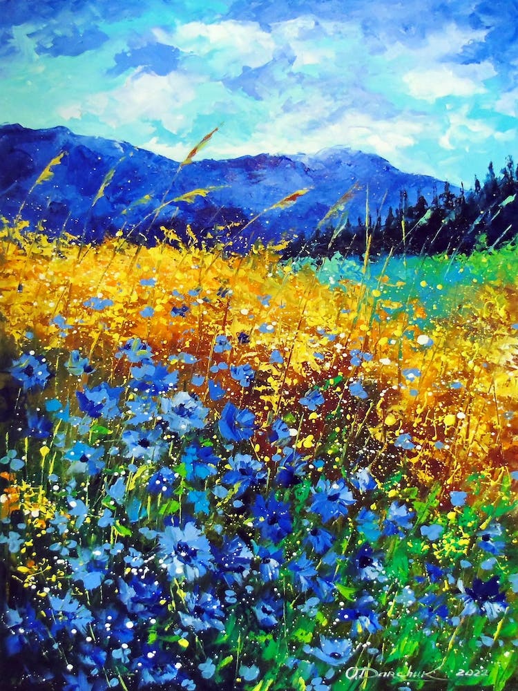 Mountain valley flowers