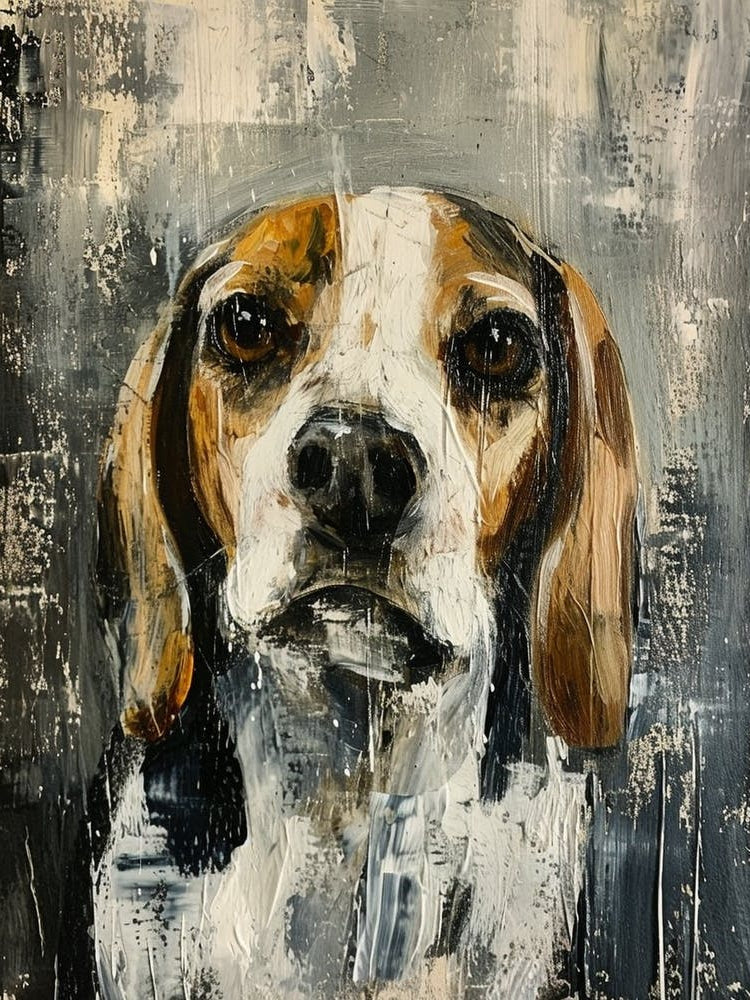 Beagle Acrylic Painting 20
