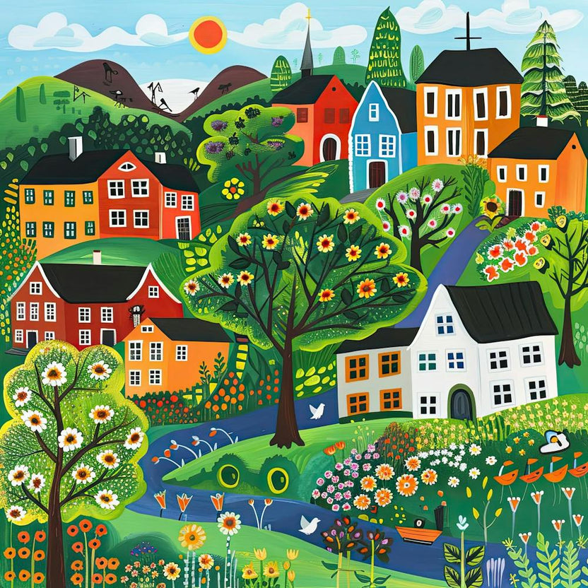 Kids Travel Illustration Oslo 1