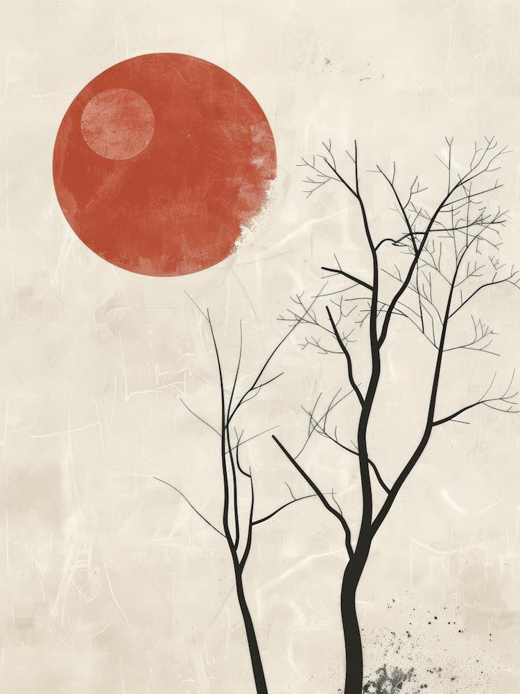 Bare Trees Canvas Print 1