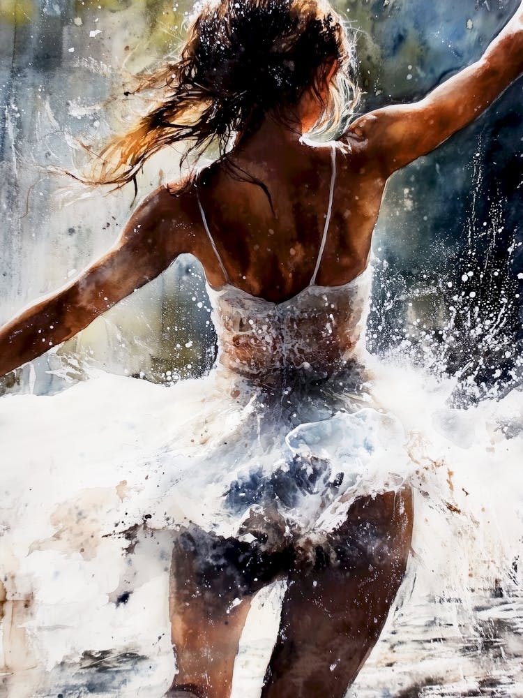 Danseuse Dans L'Eau