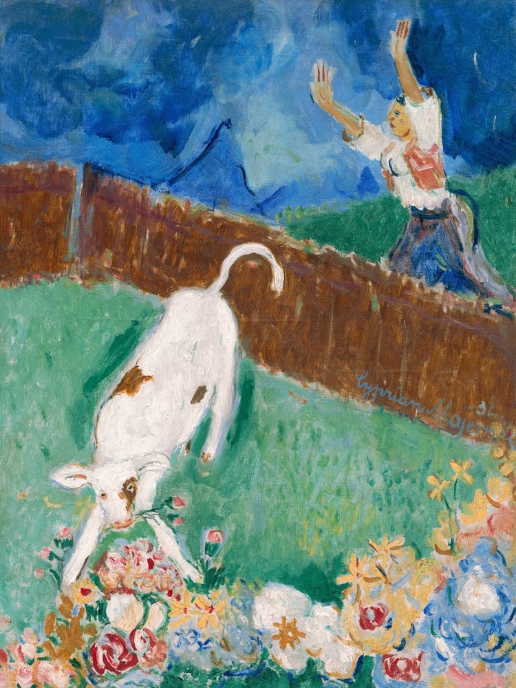 Cow In A Field 1