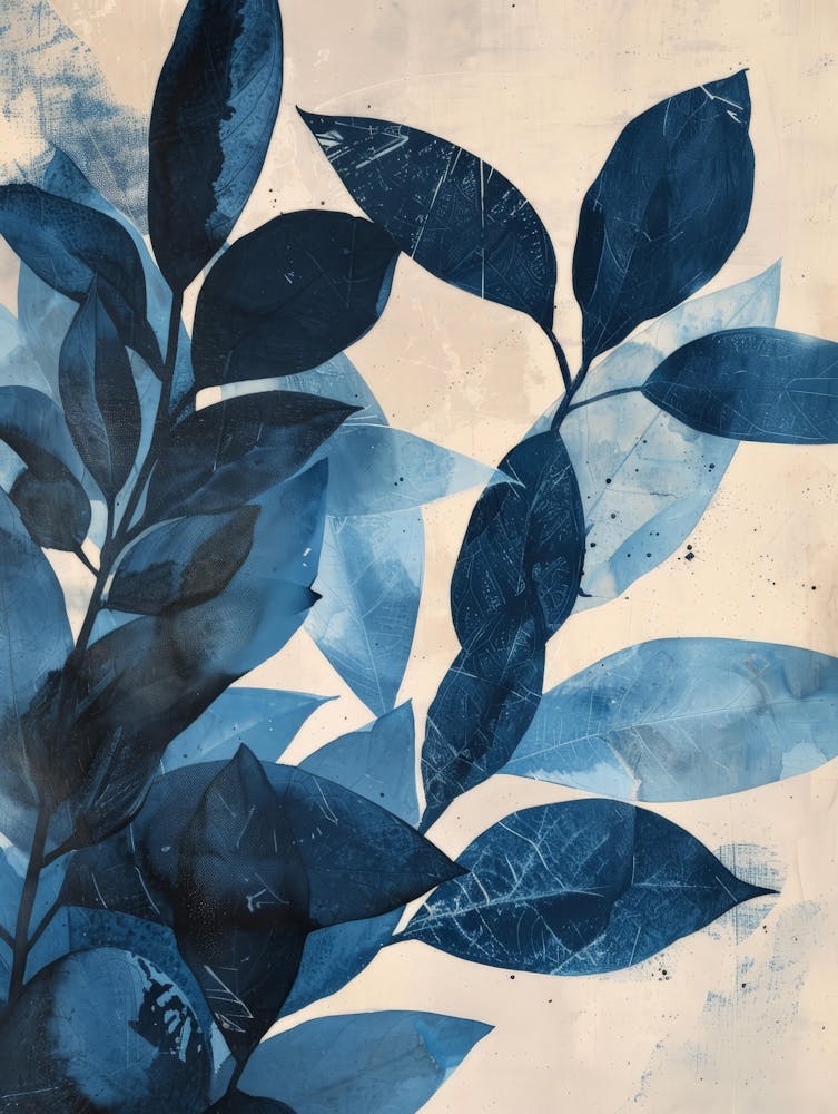 Feuilles Bleues 8