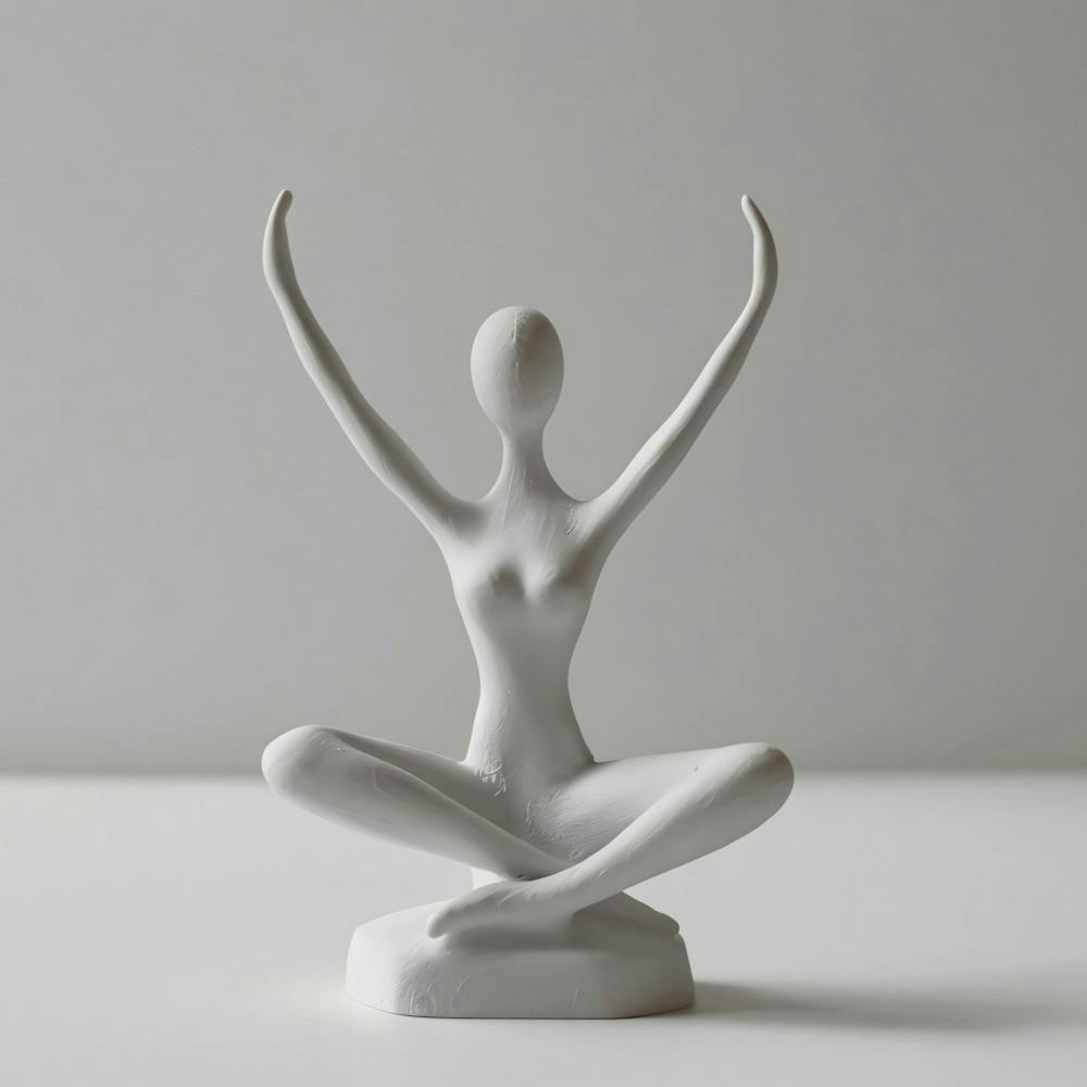 Woman In Yoga Pose