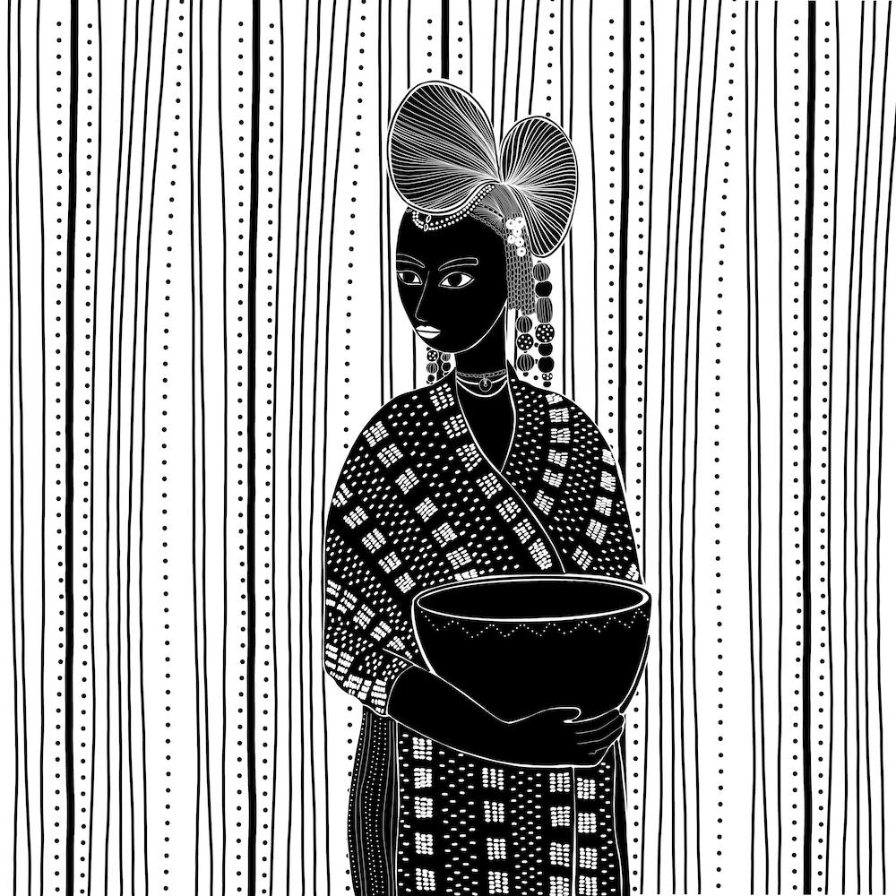 Peul Woman Square