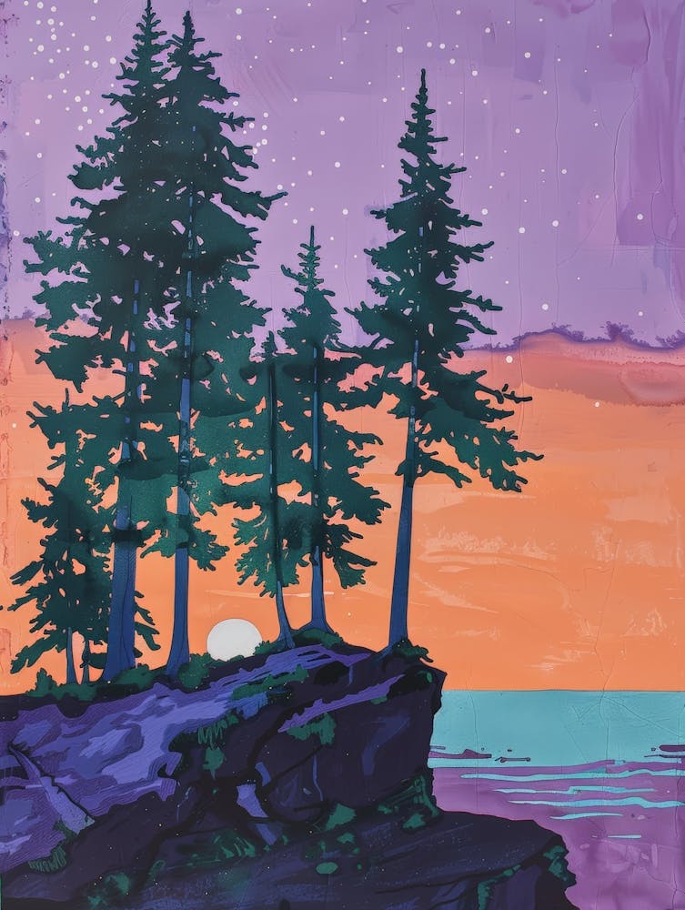 Sunset By The Lake 1