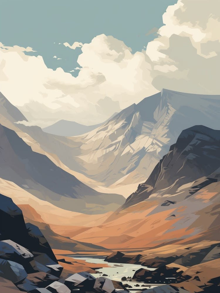 Ben Nevis Scotland 7 Hiking Trail Landscape