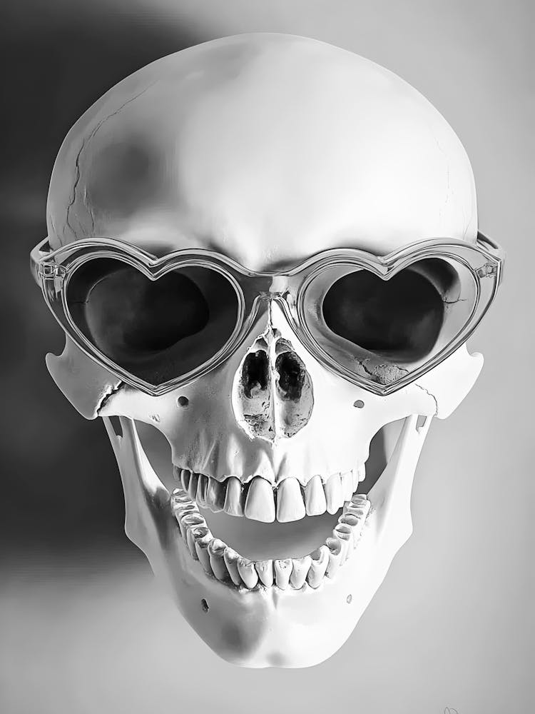 Skull With Sunglasses 2
