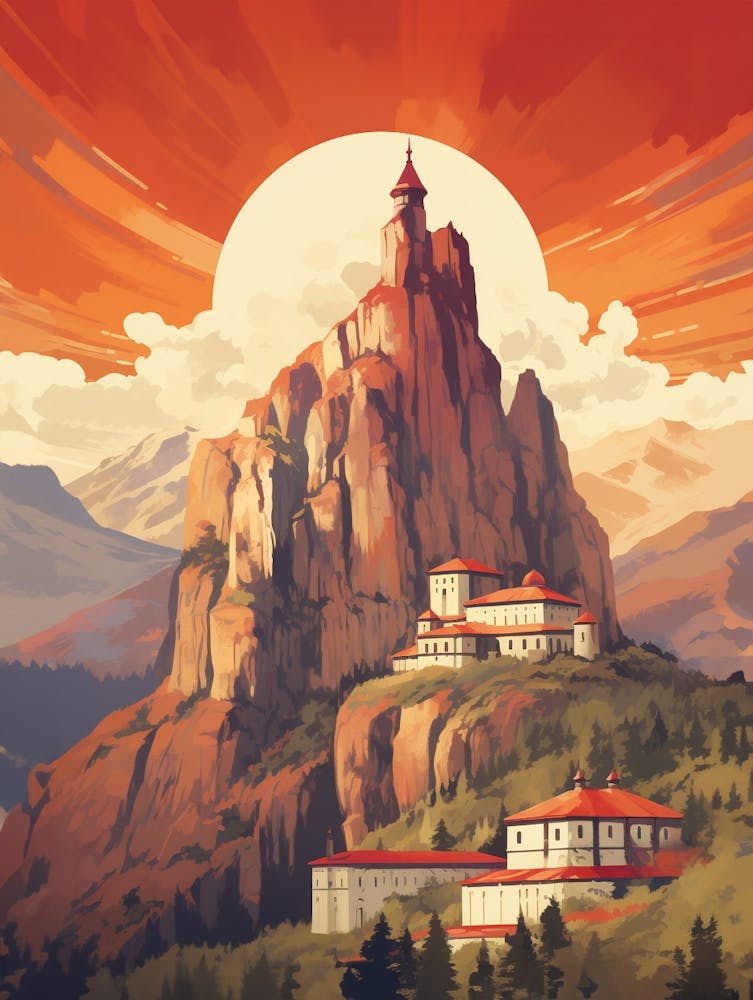 Sumela Monastery Art Deco 1
