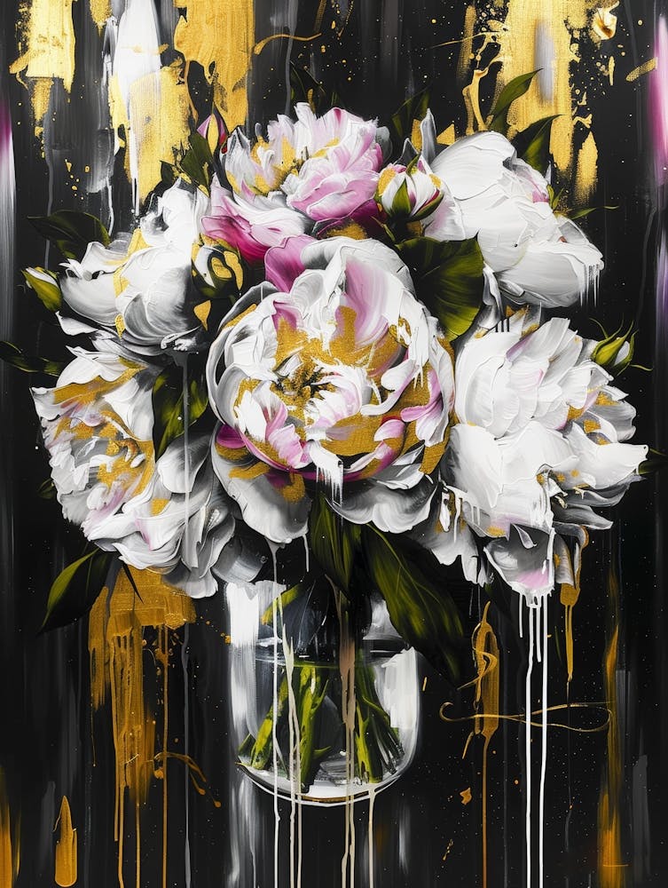 Peonies In A Vase 1