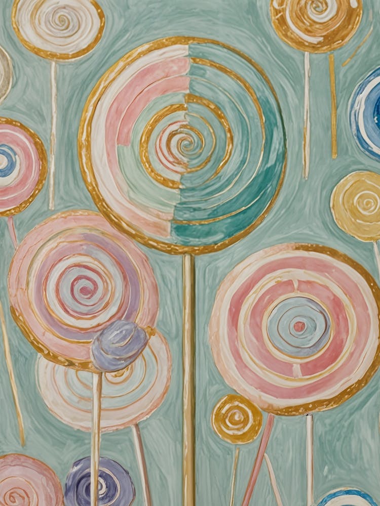 Lollipops In Pastel