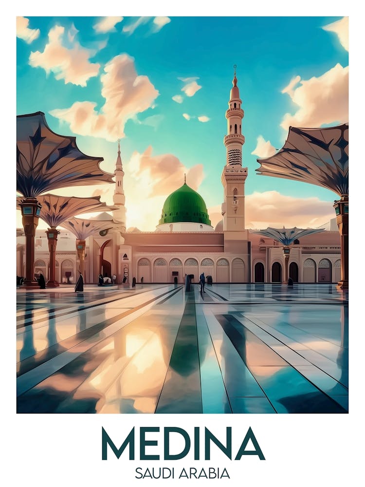 Affiche de voyage Medina