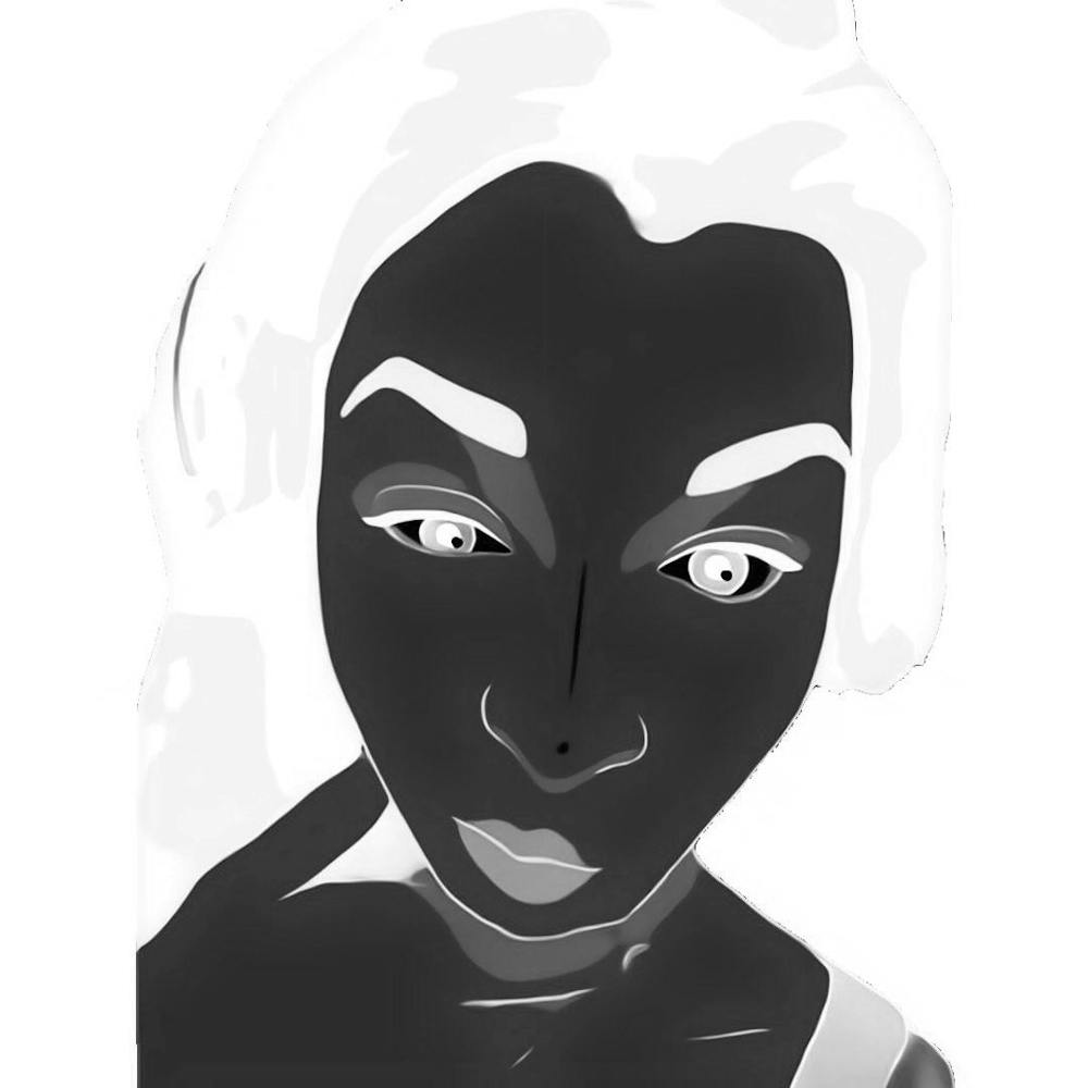 Black And White Portrait