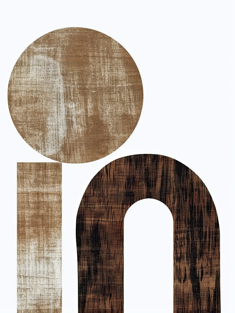 Letter 08997 Minimalist, Bauhaus