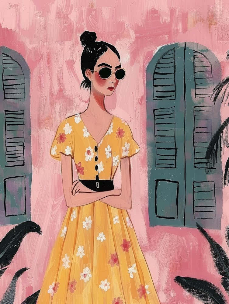 Woman In A Yellow Dress