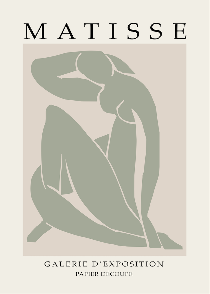Matisse Galerie D'exposition Papier Decoupe Minimalist artwork 3