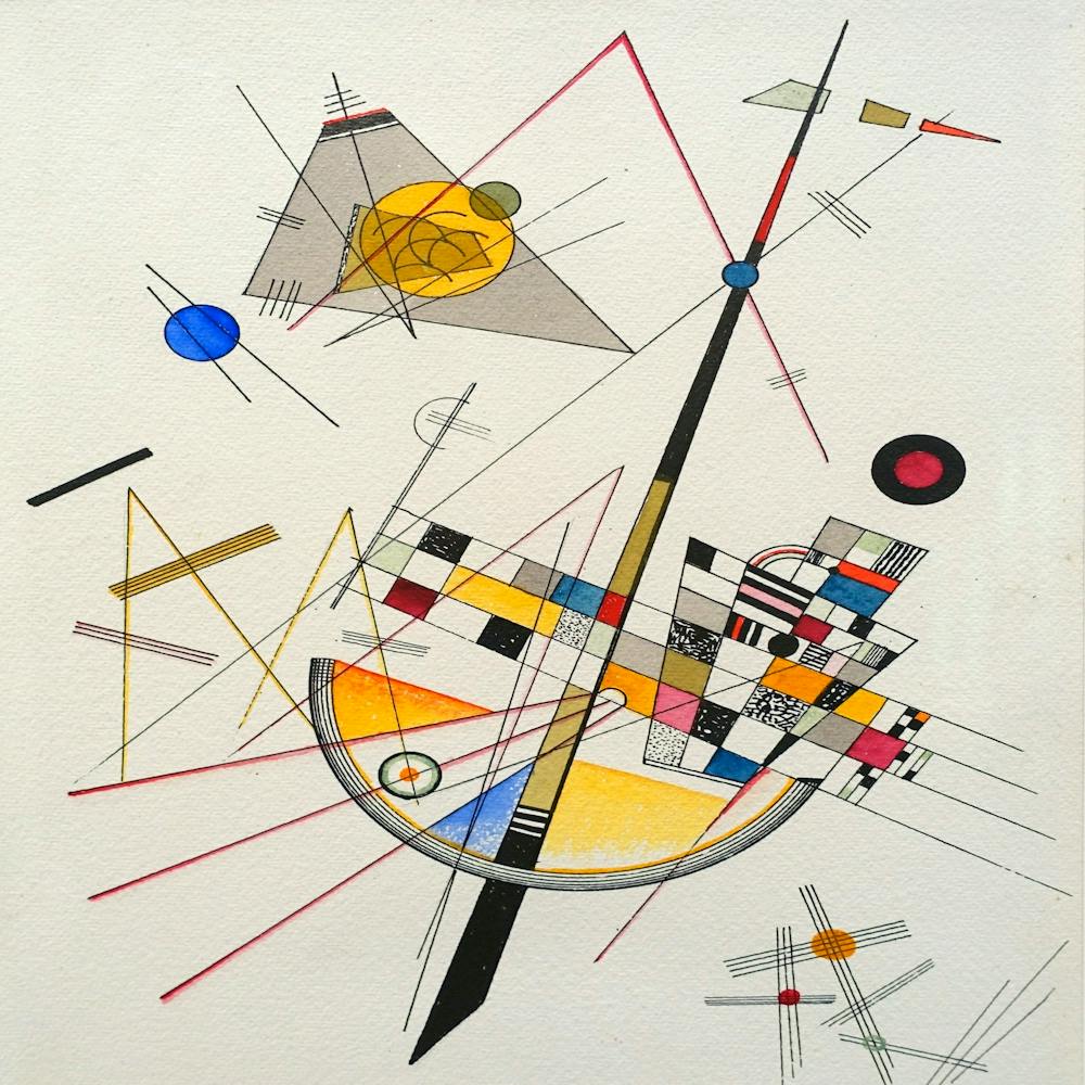 Delicate Tension By Wassily Kandinsky