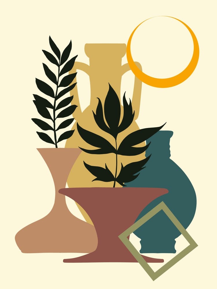 Vases And Plants 6