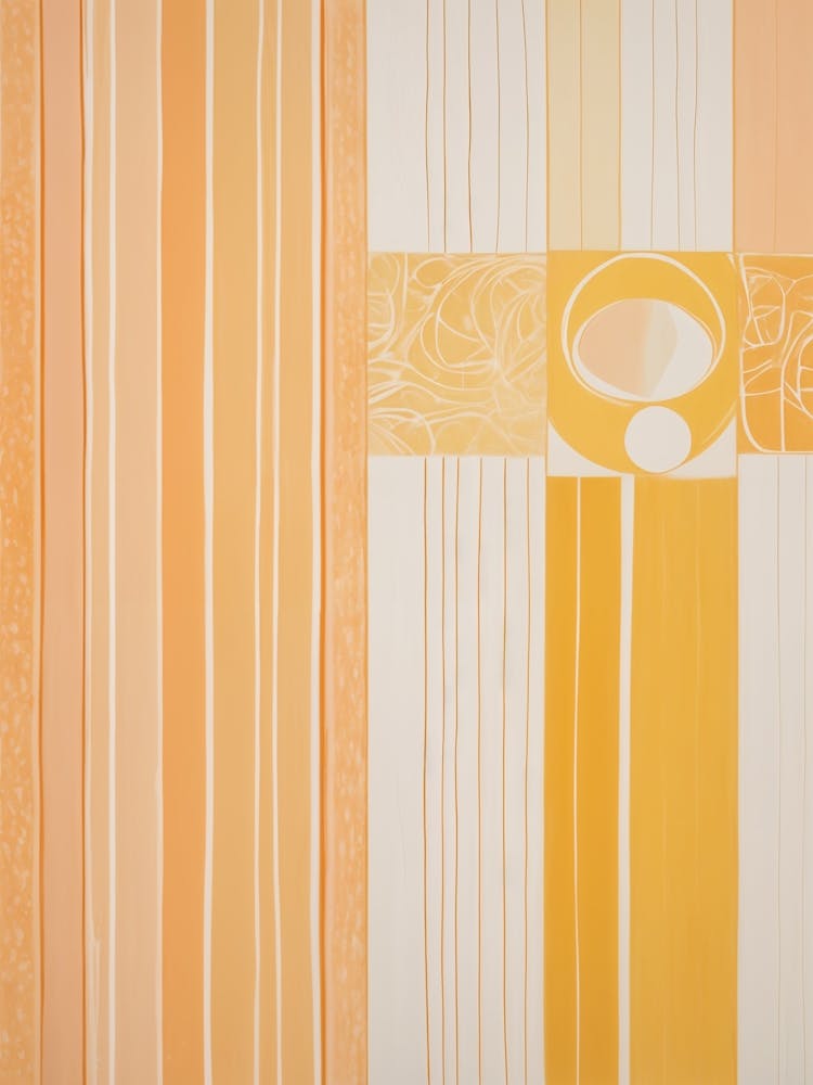 Rayures orange n°1