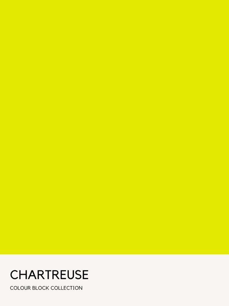 Chatreuse Colour Block Poster