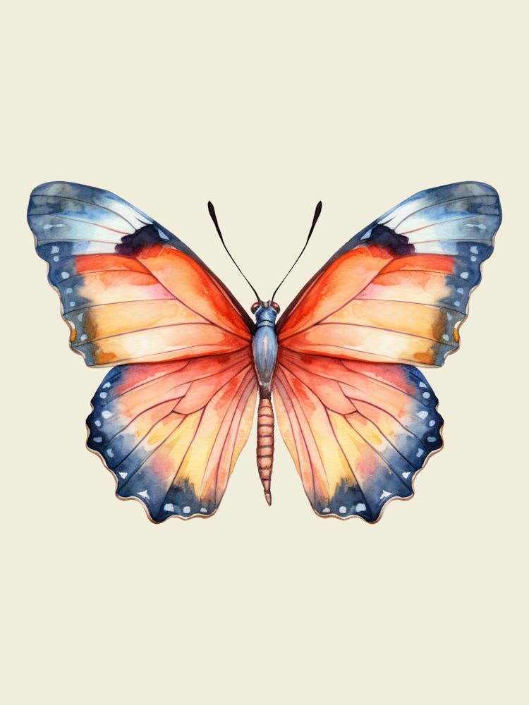 Butterfly Watercolor Painting