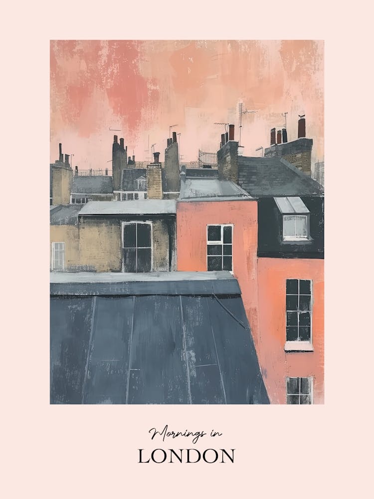 Mornings In London Rooftops Morning Skyline 3