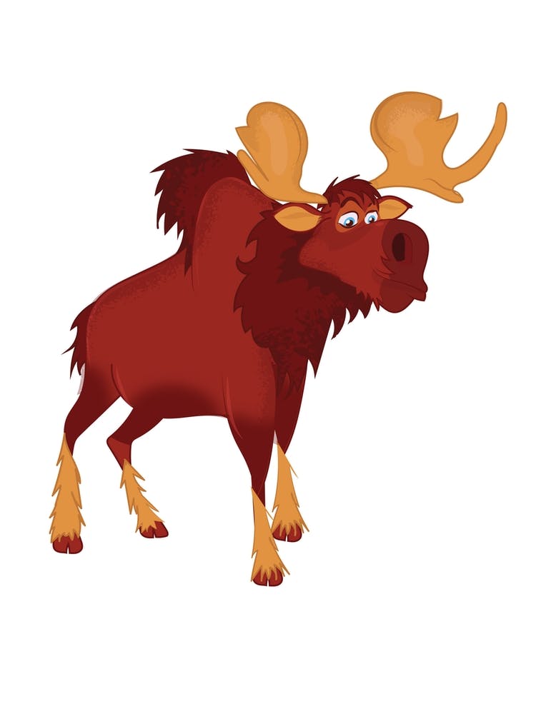 Cartoon Moose