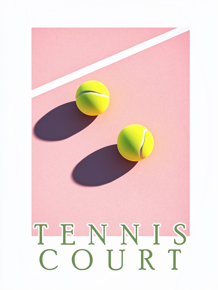 Tennis Court Poster