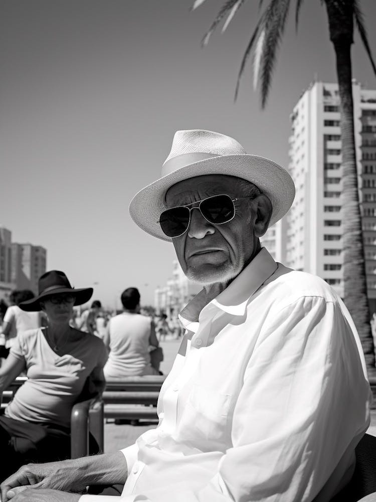 Tel Aviv, Israel, Mediterranean Black And White Photography Analogue 2