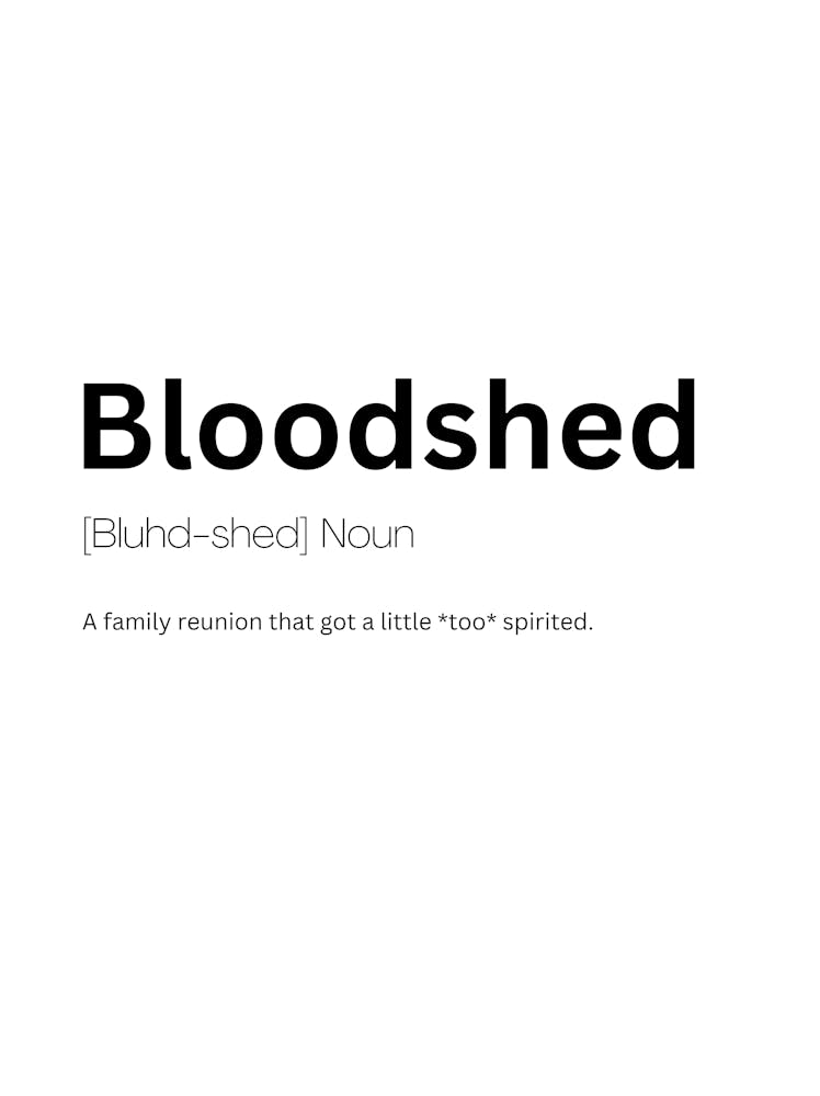 Bloodshed Definition Meaning