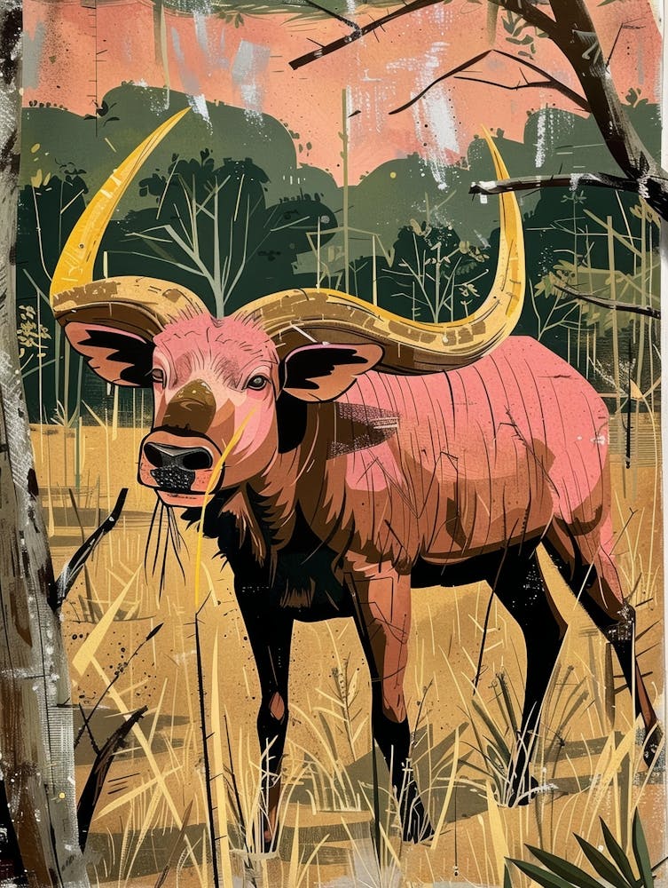 Bull Canvas Print 4