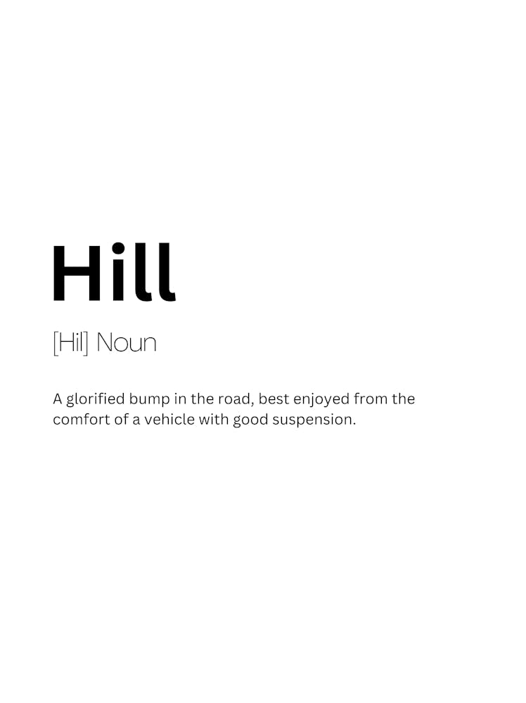 Hill Definition Meaning