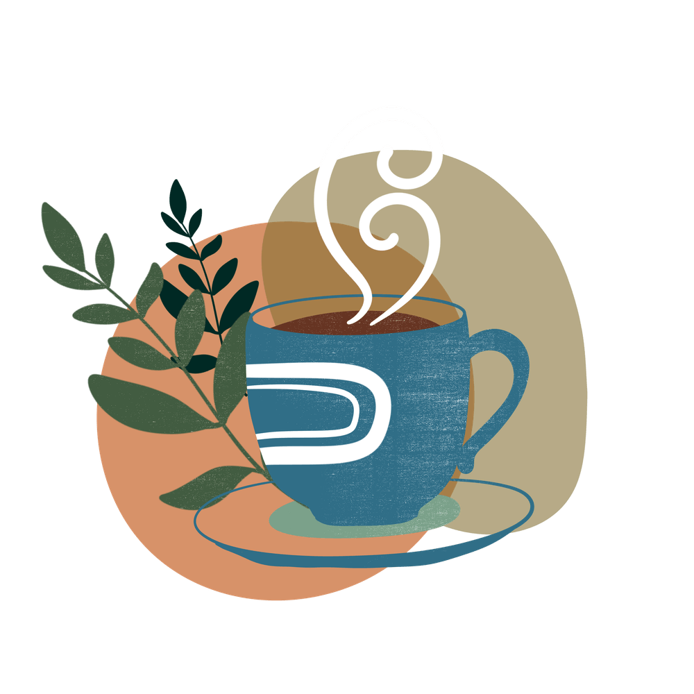 Coffee Cup With Leaves 2