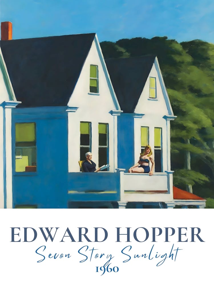 Edward Hopper Seven Story Sunset