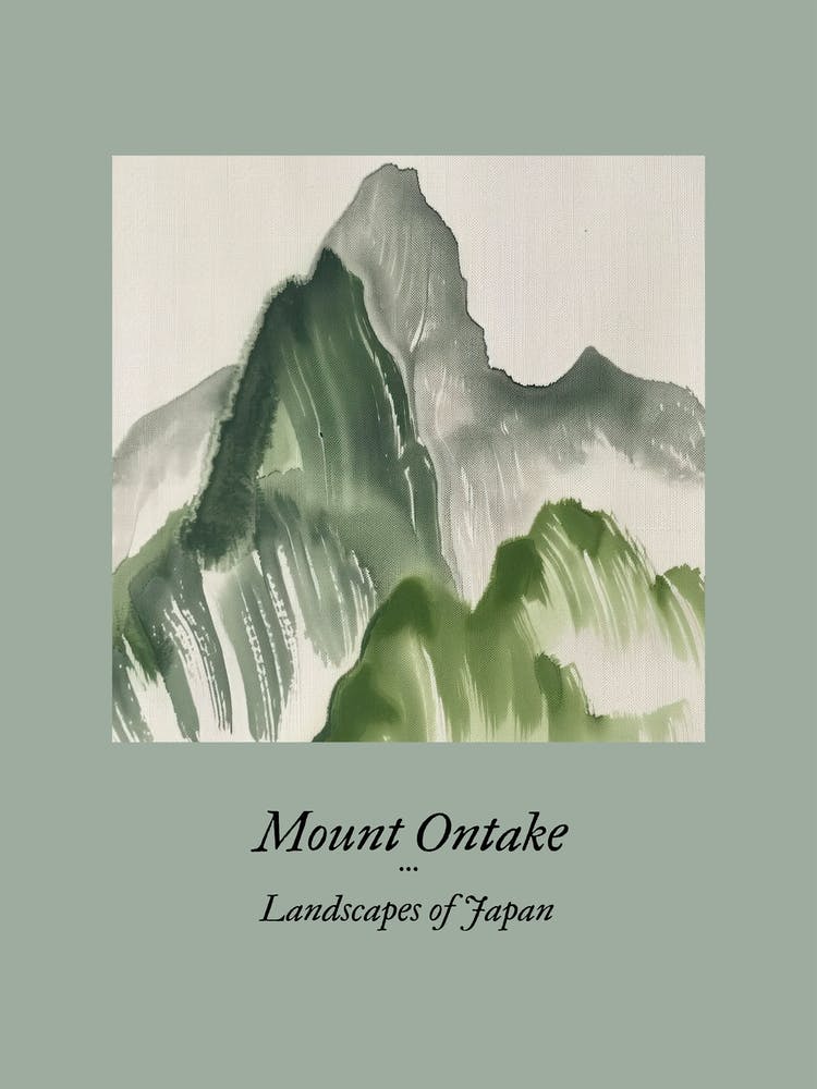 Landscapes Of Japan Mount Ontake 62
