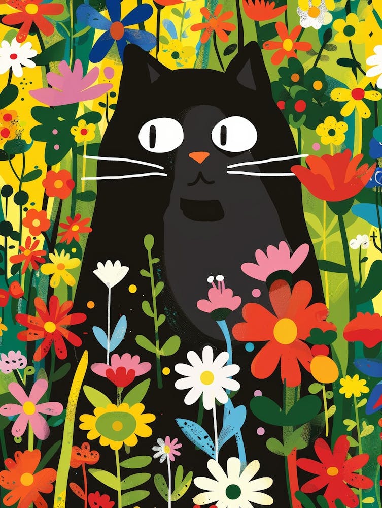 Cat In The Garden 21
