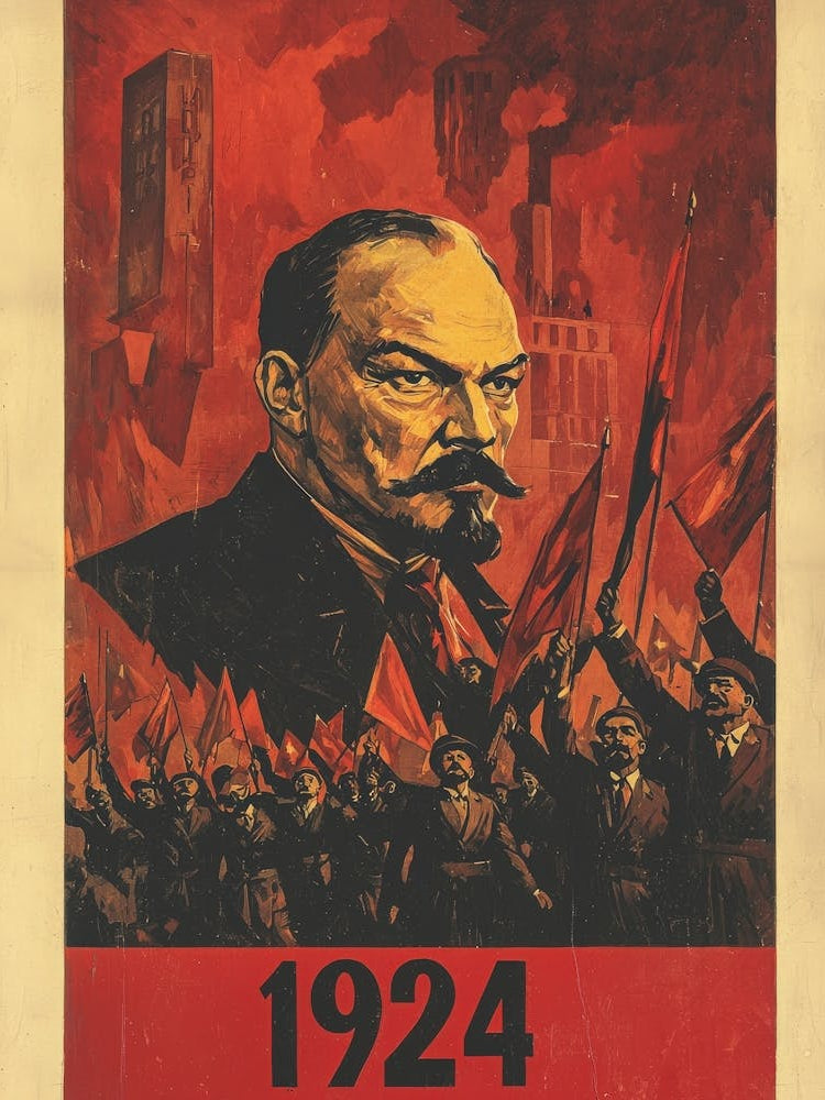 Aihrgdesign A Vintage Propaganda Poster Marking The Death Of