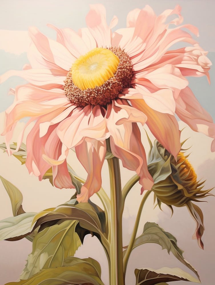 Illustration Florale - Tournesol 1