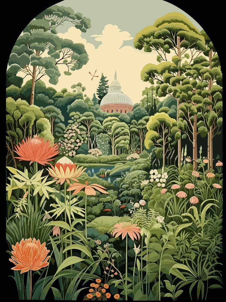 Birmingham Botanical Gardens Usa Henri Rousseau S Style 3 
