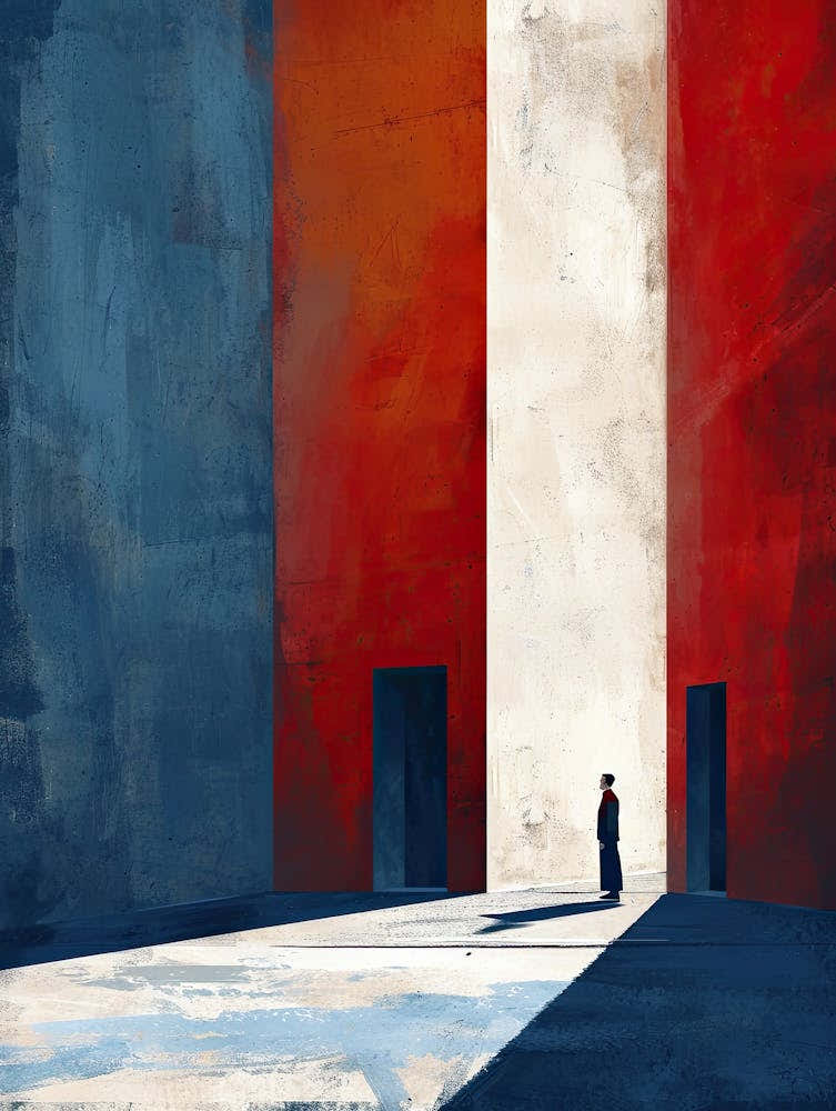 Man In A Doorway, Minimalism