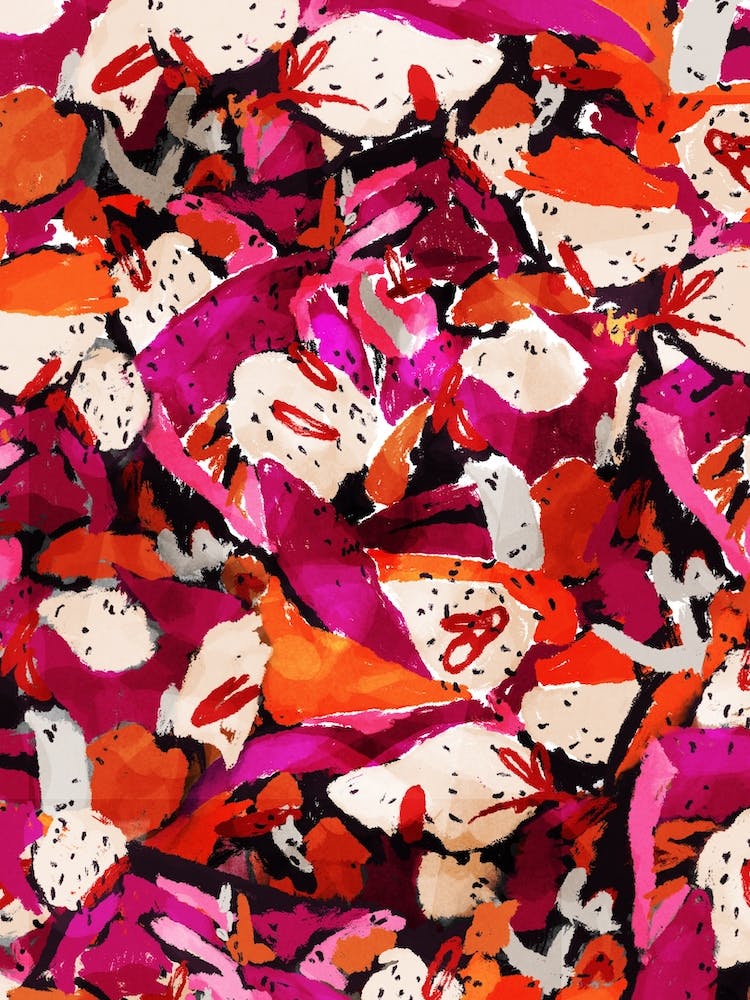 Pink And Orange Salad