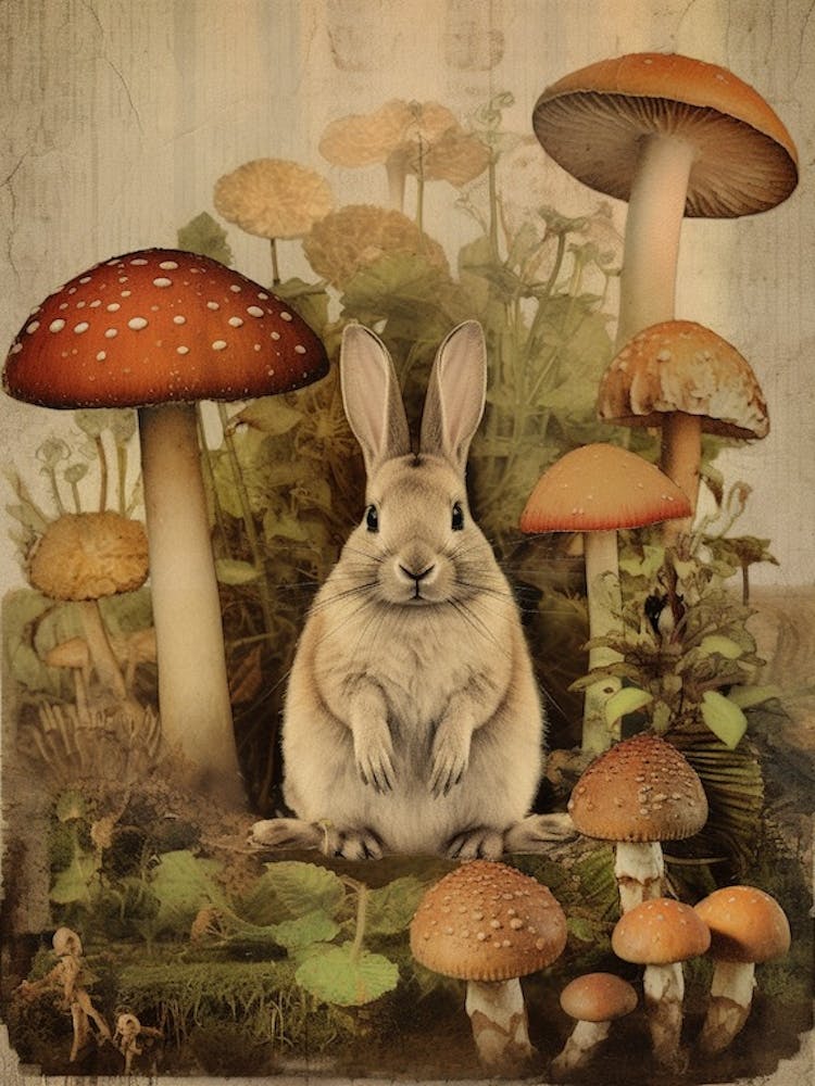 Mushroom And Bunny 2