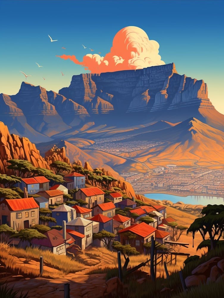 Table Mountain Cartoon 2