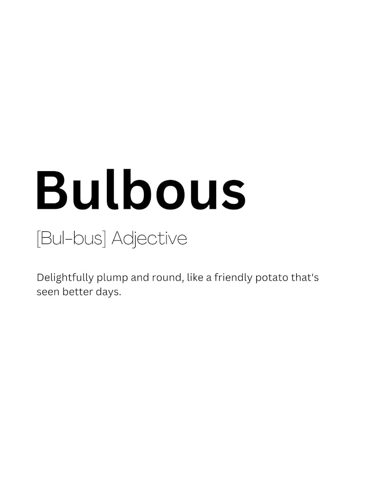 Bulbous Definition Meaning