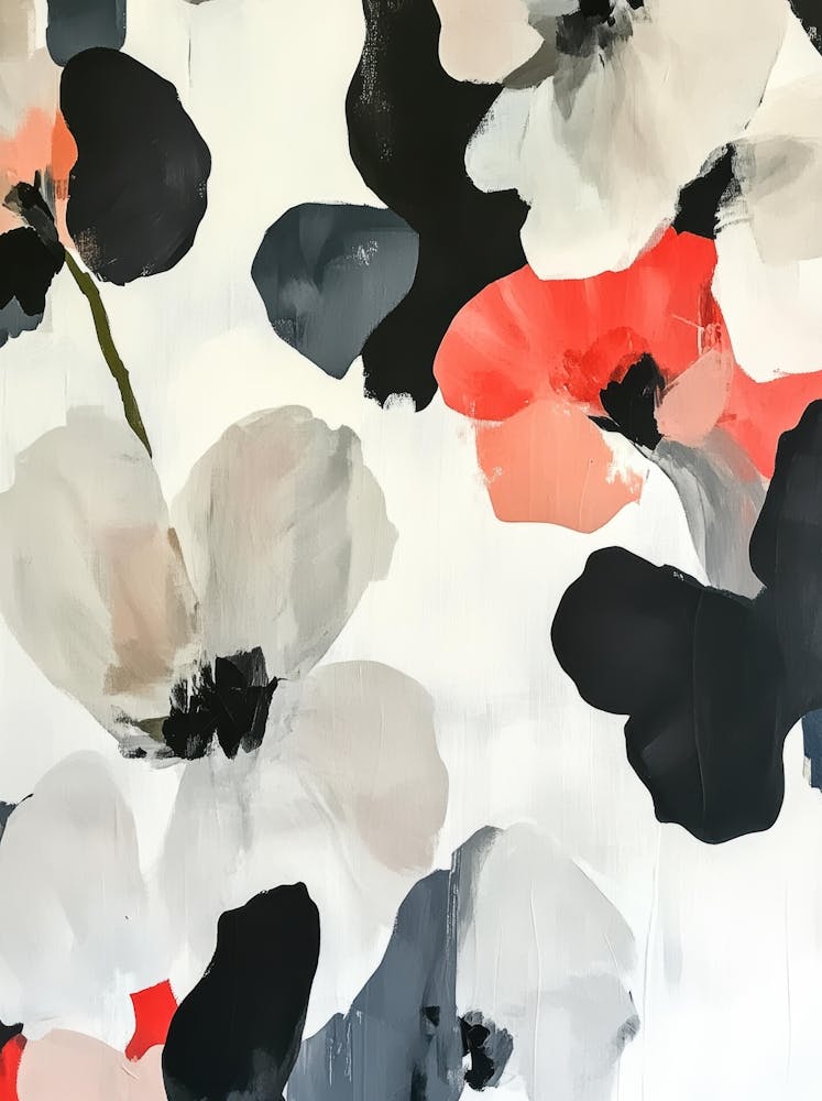 Black And White Flowers 7