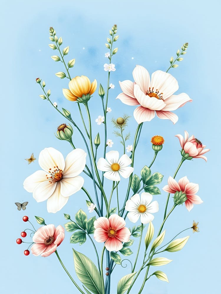 Aquarell Blumen 7